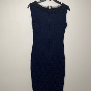 ANEL VERNA BY DESIGNER LACE DRESS NAVY BLUE